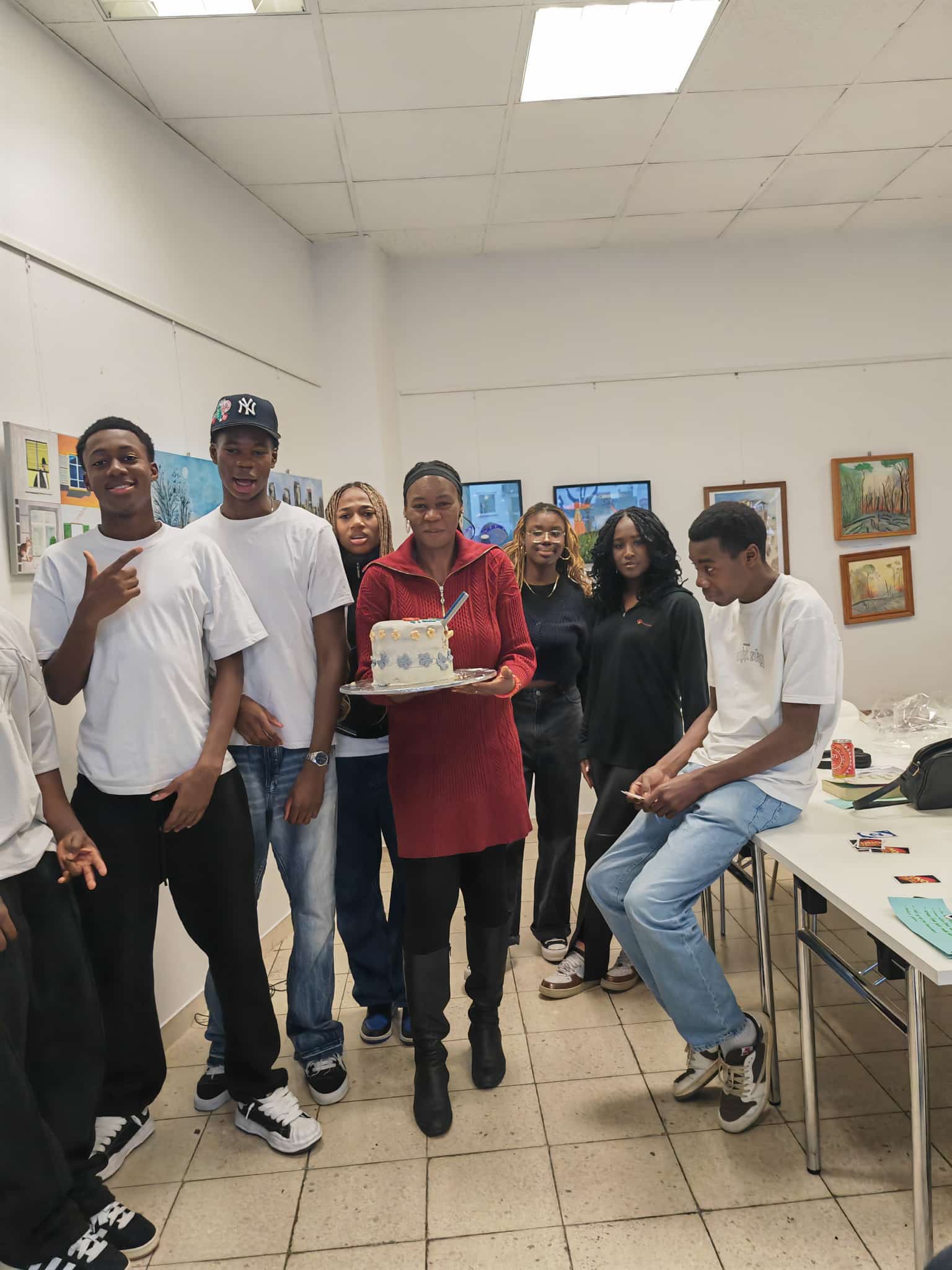 Birthday celebration at Inspire Youth Club